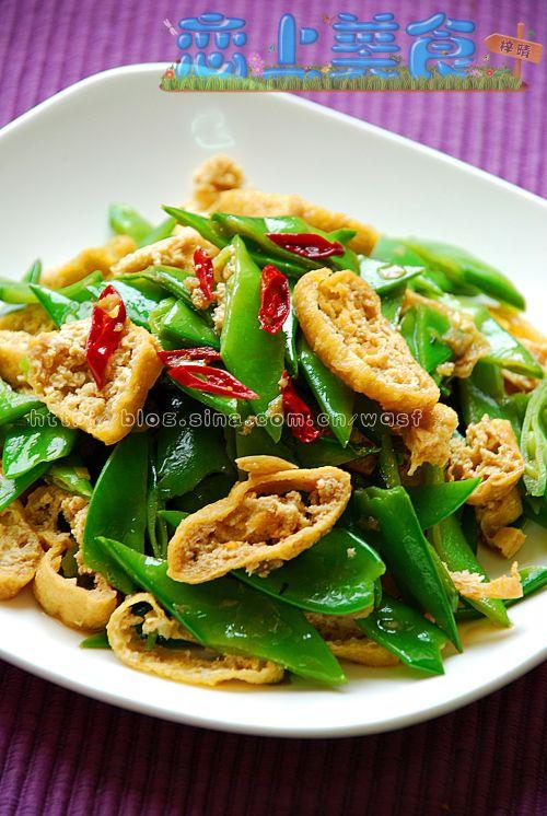 凉拌油豆腐的做法（凉拌荷兰豆油豆腐）